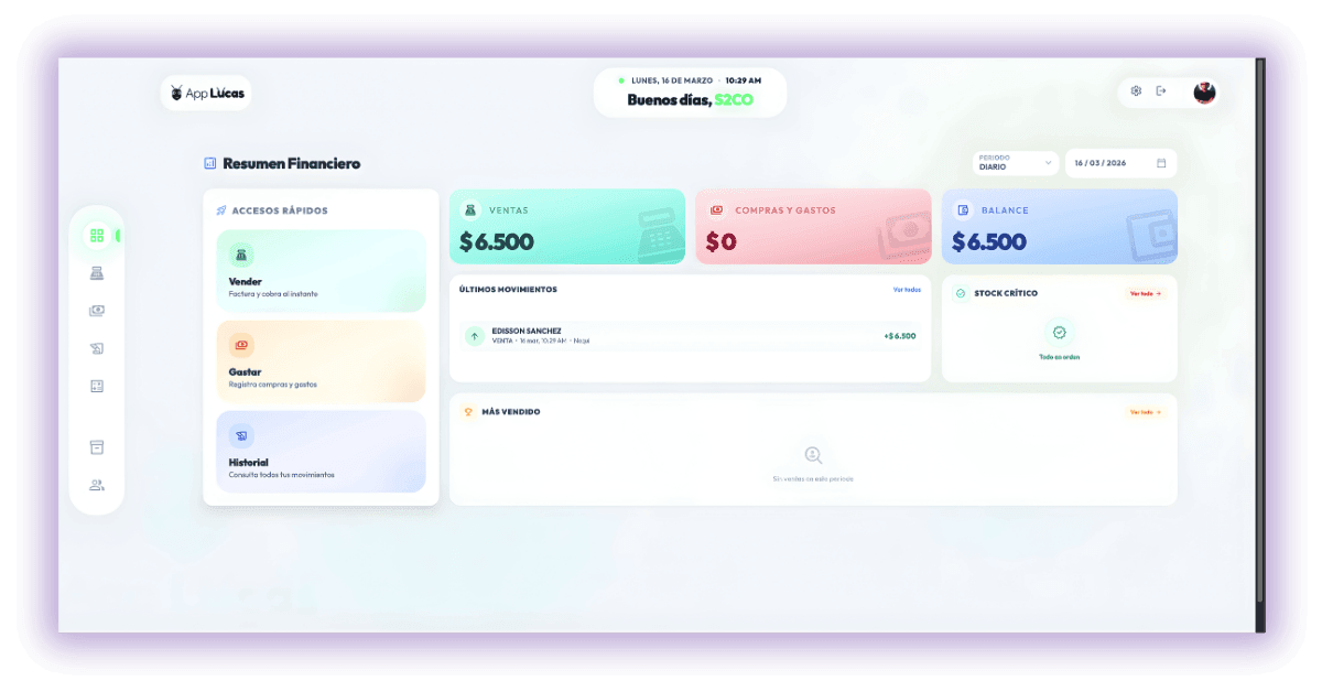 App Lucas: Tu CFO con IA