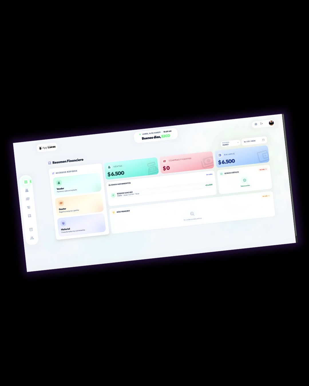 App Lucas: Tu CFO con IA